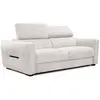 Image de Canapé droit XXL 3 places tissu écru