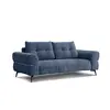 Image de Canapé 3 places xxl tissu bleu foncé