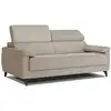 Image de Canapé droit 3 places xxl tissu beige