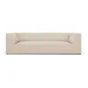 Image de Canapé 3 places en tissu structurel beige