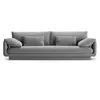 Image de Canapé 4 places en velours gris clair