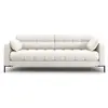 Image de Canapé 3 places en tissu structurel beige clair