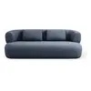 Image de Canapé 3 places en tissu chenille bleu foncé