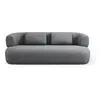 Image de Canapé 3 places en tissu chenille gris foncé