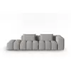 Image de Canapé modulable gauche 3 places en tissu structurel beige foncé