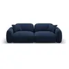Image de Canapé modulable 3 places en velours bleu foncé