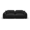 Image de Canapé modulable 3 places en velours anthracite