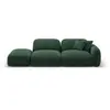 Image de Canapé modulable gauche 3 places en velours vert