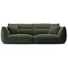 Image de Canapé modulable 4 places en chenille vert mousse