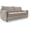 Image de Canapé 3 pl convertible antitache, beige