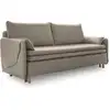 Image de Canapé 3 pl convertible antitache, beige foncé