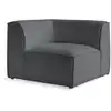 Image de Système modulaire: fauteuil d'angle, gris foncé
