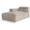 Image de Système modulaire: méridienne, gauche, beige foncé