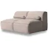 Image de Système modulaire: canapé 2 pl, beige foncé