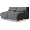 Image de Système modulaire: canapé 2 pl, gris foncé