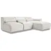 Image de Système modulaire: canapé d'angle fixe, 3 pl, droit, beige