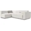 Image de Système modulaire: canapé d'angle fixe, 6pl, gauche, beige