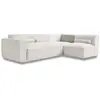 Image de Système modulaire: canapé d'angle fixe, 6pl, droit, beige