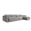 Image de Système modulaire: canapé d'angle fixe, 6pl, droit, gris