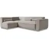 Image de Système modulaire: canapé d'angle fixe, 6pl, gauche, beige foncé