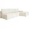Image de Canapé d'angle modulaire 5pl convertible, angle droit, beige