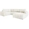 Image de Canapé d'angle modulaire 8pl convertible, gauche, beige