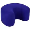 Image de Pouf design en laine l60 x l50 x h30 cm, bleu