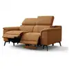 Image de Canapé 2 places avec 2 fonctions de relaxation, orange