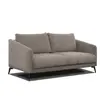 Image de Canapé droit 3 places tissu beige