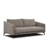 Image de Canapé droit XXL 3 places tissu beige