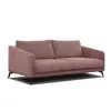Image de Canapé droit XXL 3 places tissu vieux rose