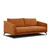 Image de Canapé droit XXL 3 places tissu orange