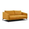 Image de Canapé droit XXL 3 places tissu safran