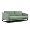 Image de Canapé droit XXL 3 places tissu vert menthe