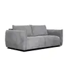Image de Canapé droit xxl 3 places tissu gris clair