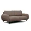 Image de Canapé droit 3 places tissu beige