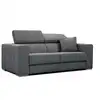 Image de Canapé 3 places tissu gris foncé