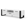 Image de Meuble TV effet bois Blanc et Noir