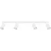 Image de Plafonnier Aluminium Blanc GU10 4 Karbon Line
