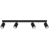 Image de Plafonnier Aluminium Noir GU10 4 Karbon Line