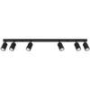 Image de Plafonnier Aluminium Noir GU10 6 Karbon