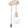 Image de Applique Bois Bois Naturel/Blanc/Noir G9 1 Nimbi