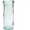 Image de Vase verre recyclé bleu 12x12x28cm