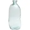 Image de Vase verre recyclé bleu 34x34x73cm