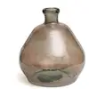 Image de Vase verre recyclé beige 45x45x50cm