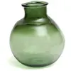 Image de Vase verre recyclé vert 25x25x31cm