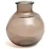 Image de Vase verre recyclé beige 25x25x31cm