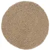 Image de Tapis sisal marron 100x100x2cm
