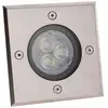 Image de Spot encastrable dans le sol led en aluminium gris