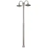 Image de Lampadaire extérieur en inox gris